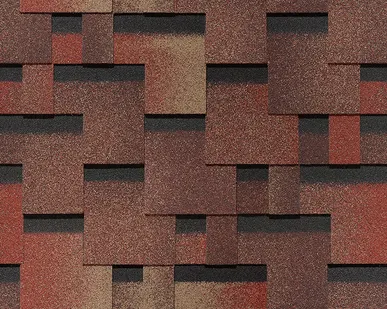 фото Гибкая черепица Доке PIE серия PREMIUM, коллекция Генуя (цвет мускат)