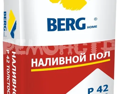 фото Наливной пол 25 кг BERGhome Р42 толст.слой(48) ВЗ
