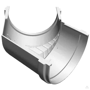 Фото №0 Угловой элемент 135 гр. (пломбир)