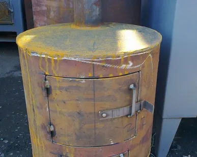 фото Печка-буржуйка