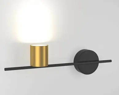 фото Настенный светодиодный светильник Acru LED MRL LED 1019 черный/золото