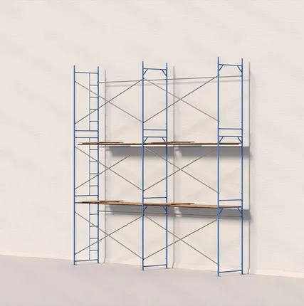 Фото №0 Леса рамные строительные ЛРСП-40 6х6 м (2 яруса под настил)