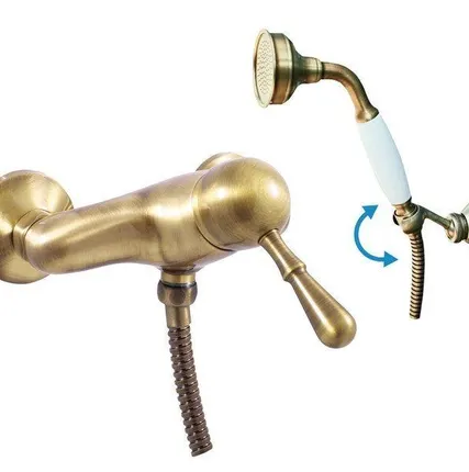 Фото №0 Смеситель для душа RavSlezak L081.5/2SM бронза