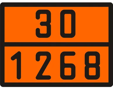 фото Табличка опасный груз ДОПОГ (30/1268 Нефтепродукты)