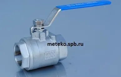 фото Кран нержавеющий резьбовой DN10-DN80 (17.2мм-88,9мм) AISI 316