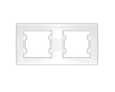 фото Рамка 2-м Бриллиант горизонт. бел. UNIVersal 7947465