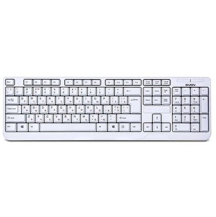 Фото №0 Клавиатура SVEN KB-C2200W White