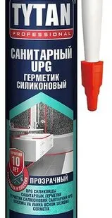 фото Tytan Professional Герметик UPG Силиконовый санитарный прозрачный 280мл
