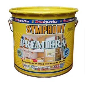 Фото №0 PREMIERA, шелковисто-матовая, влагостойкая, эмаль с эффектом пластика (База С), 2,7 литра
