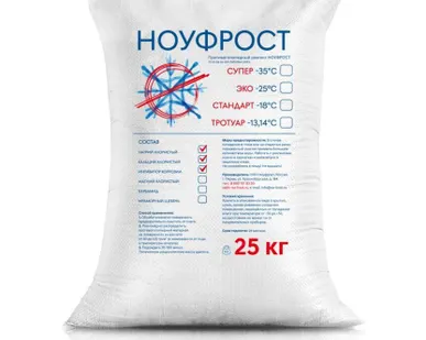 фото Противогололедный реагент НОУФРОСТ Супер -35°C 25 кг