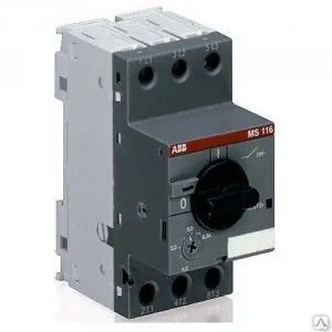 Фото №0 Автомат защиты двигателя MS116-1,6 (1,0-1,6А) 50кА