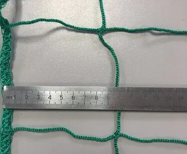 фото Сетка заградительная 100*100мм д.2,6мм Зеленый