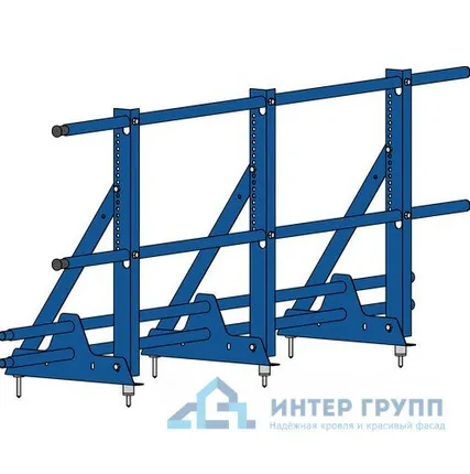 Фото №0 Ограждение ECONOM d-25 (круг) H-600/3,0м NEXT ТУ