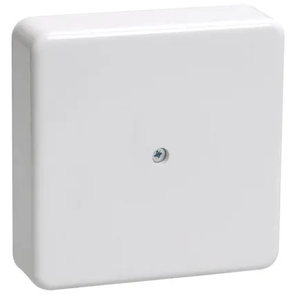 Фото №0 Коробка распаячная ОП 75х75х20 IP20 КМ41212-01 (6 клем. 6кв.мм) бел. ИЭК UKO10-075-075-020-K01