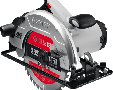 фото ЗУБР Пила дисковая, 90°-85 мм, диск 235 мм, 2200 Вт, ПД-85