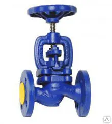 фото Вентиль запорный с графитовым уплотнением Zetkama