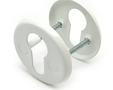 фото Накладка дверная на цилиндровый механизм SOLLER 016рz белая