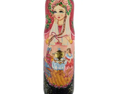 фото Футляр для бутылки (бар) «Русская красавица» (0,7л)