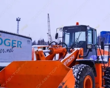 фото Аренда фронтального погрузчика (колесного) Hitachi LX 230, Санкт-Петербург