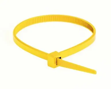 фото Хомут пластиковый 3,6х200 мм желтый