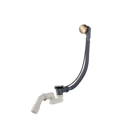 Фото №0 R600.30.03 ЗОЛОТОЙ САТИН Сифон для ванны полуавтомат RAGLO