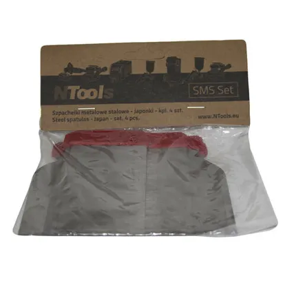 Фото №0 Автоаксессуары NTools Шпатели металлические из стали NTools к-т 4шт