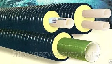 фото ИЗОПЭКС гибкие предизолированные трубы из сшитого полиэтилена