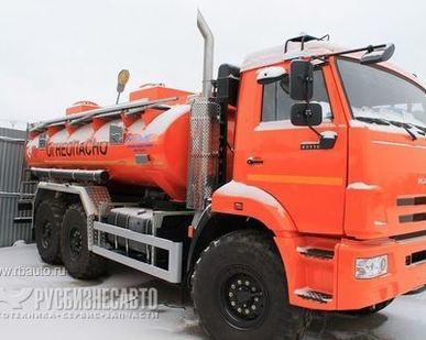 фото Автотопливозаправщик АТЗ 465115 на шасси КАМАЗ-43118-46.