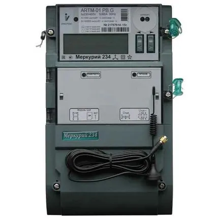 Фото №0 Счетчик электроэнергии 3ф. 230/400В 5(10) кл.т. 0,5S/1,0 многотариф. Меркурий 234 ARTMX2-03 DPBR.G (
