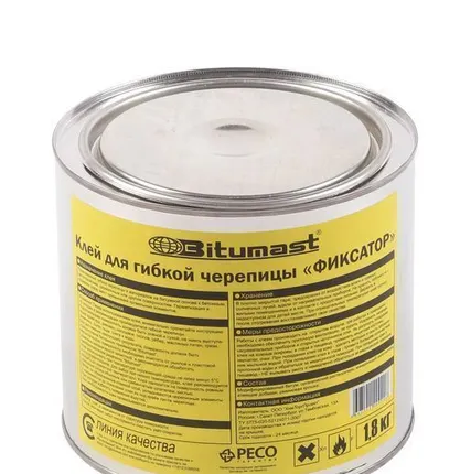 Фото №0 Клей для гибкой черепицы Bitumast 1,8 кг