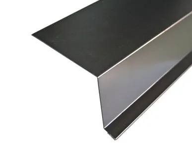 фото Планка карнизная с гранулятом, графитовый, (75*50*5 мм), Длина 1,25 м.