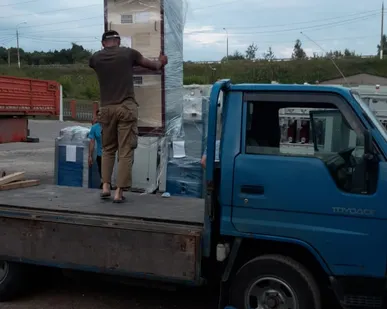 фото Аренда манипулятора в Подольске стрела 5 тонн. Услуги по перевозке, доставке, монтажу. Заказать манипулятора в Подольске