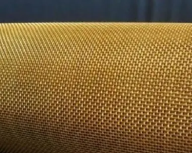 фото Сетка латунная ГОСТ 6613-86 полутомпаковая ячейка 0,4мм d=0,16мм