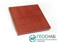 фото Тротуарная плитка полимерпесчаная 450 х 450 х 30