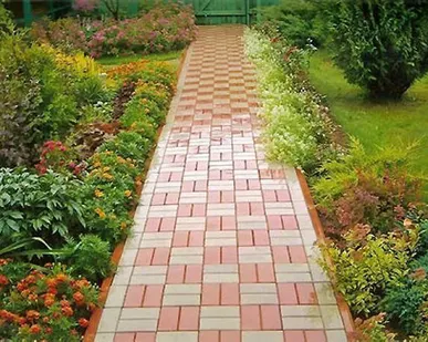 фото Тротуарная плитка Кирпичик 200х100х70, м2