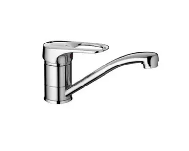 фото Смеситель для кухни 40мм, короткий излив, латунь, 2 шпильки, FRAP