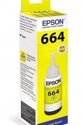 Фото №0 Чернила Epson T6644 Y (желтые) 70 мл