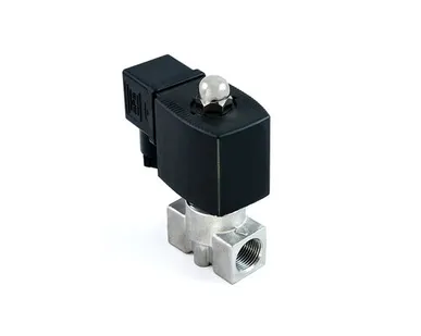 фото Клапан электромагнитный нержавеющий нормально-закрытый SLP-02 (AC220V, DC24V)