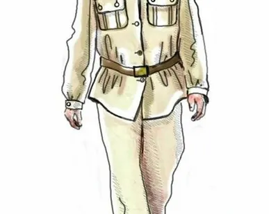 фото Выкройка: рубашка форменная от 1 шт.