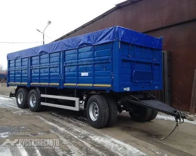 фото Прицеп СЗАП 83053/30 зерновоз с тремя уровнями бортов