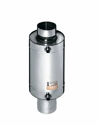 Фото №0 Бак на трубе Ф115 круглый для печи с водяным контуром 7л "Комфорт" (AISI 201/1,0мм) Феррум