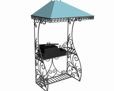 фото Мангал крытый