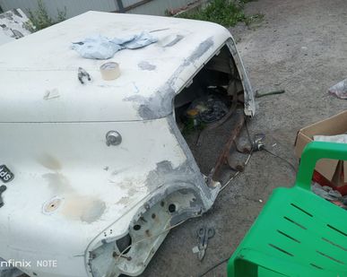 фото Профессиональный ремонт капотов на грузовые автомобили