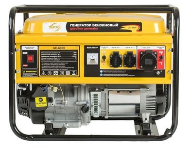 фото ГЕНЕРАТОР БЕНЗИНОВЫЙ GE 6900, 5,5 КВТ, 220В/50ГЦ, 25 Л, РУЧНОЙ СТАРТ