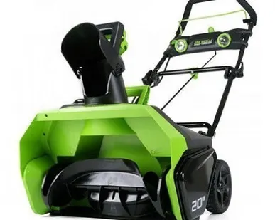 фото Снегоуборщик аккумуляторный GreenWorks GD40SB