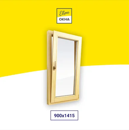 Фото №0 Деревянное окно из лиственницы 900x1415