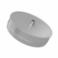 фото Заглушка с конденсатоотводом П (диаметр 150 мм.) нерж 0,5 мм. AISI 430