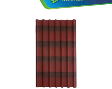 фото Черепица Ондулин красная