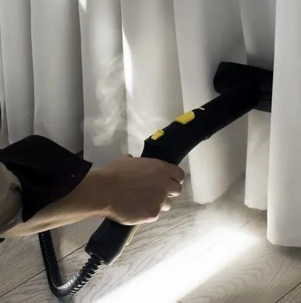 Фото №0 Выездная химчистка штор