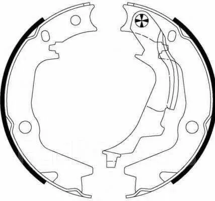 Фото №0 Parts mall Колодки стояночного тормоза Sonata EF/Soul ор 5835038A30 PMC PLA039